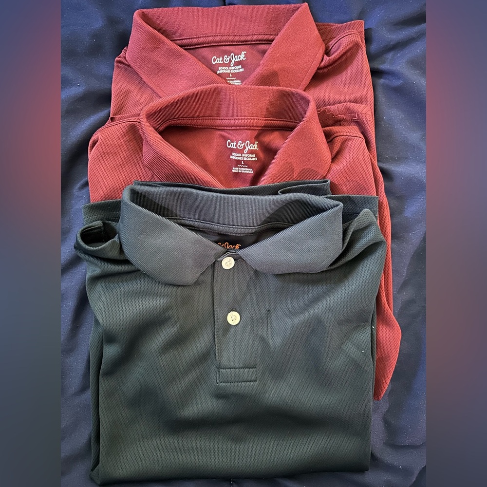 Cat & Jack Boys Uniform Shirts